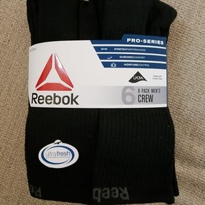 Reebok 6 pack Men's Crew Socks